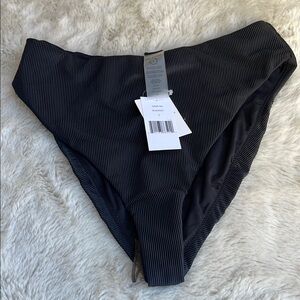 Good American ribbed High-Waisted Bikini Bottom